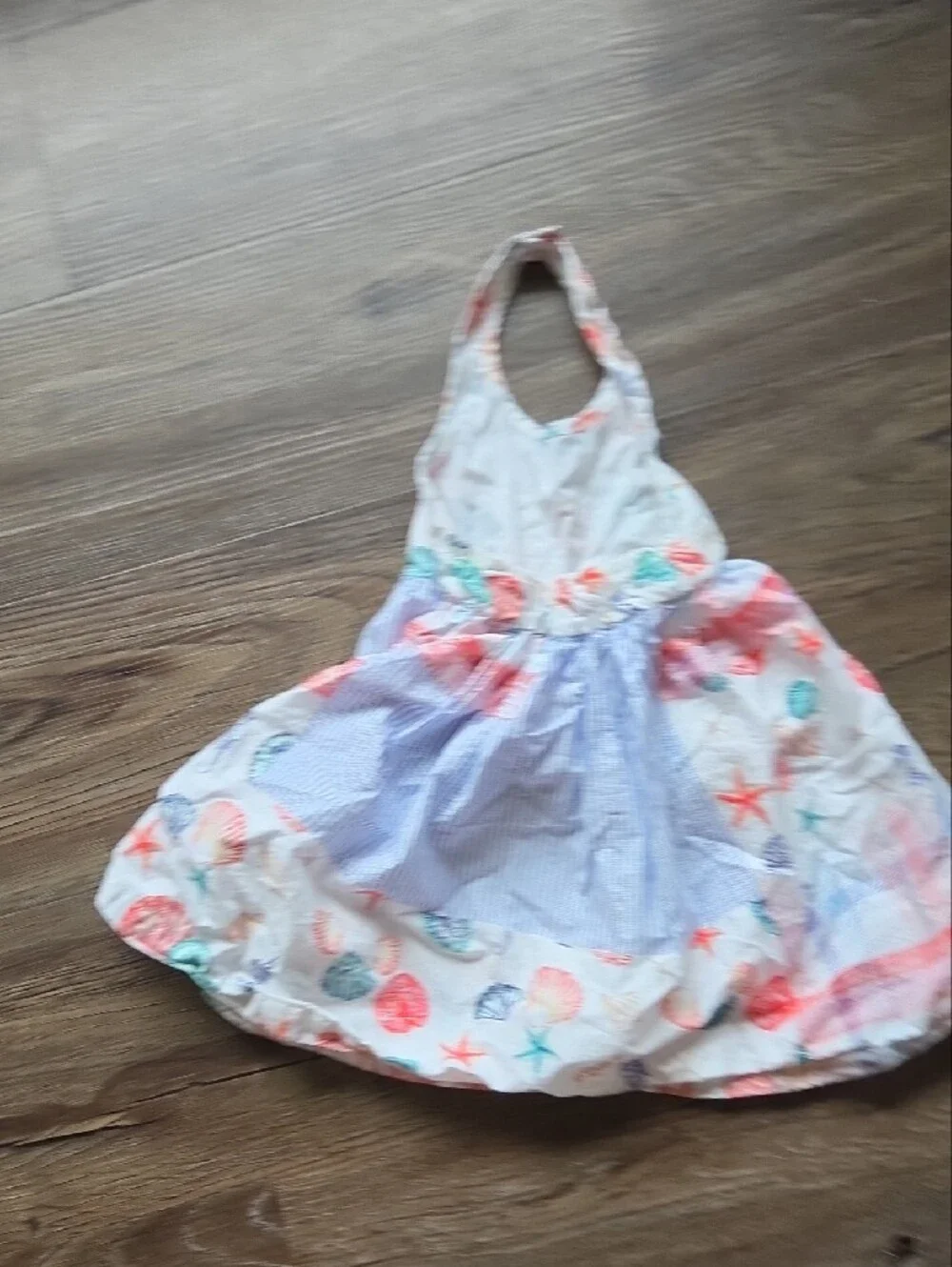 Blueberi Boulevard Seashell Summer Beach Halter Dress Size 2t Girls